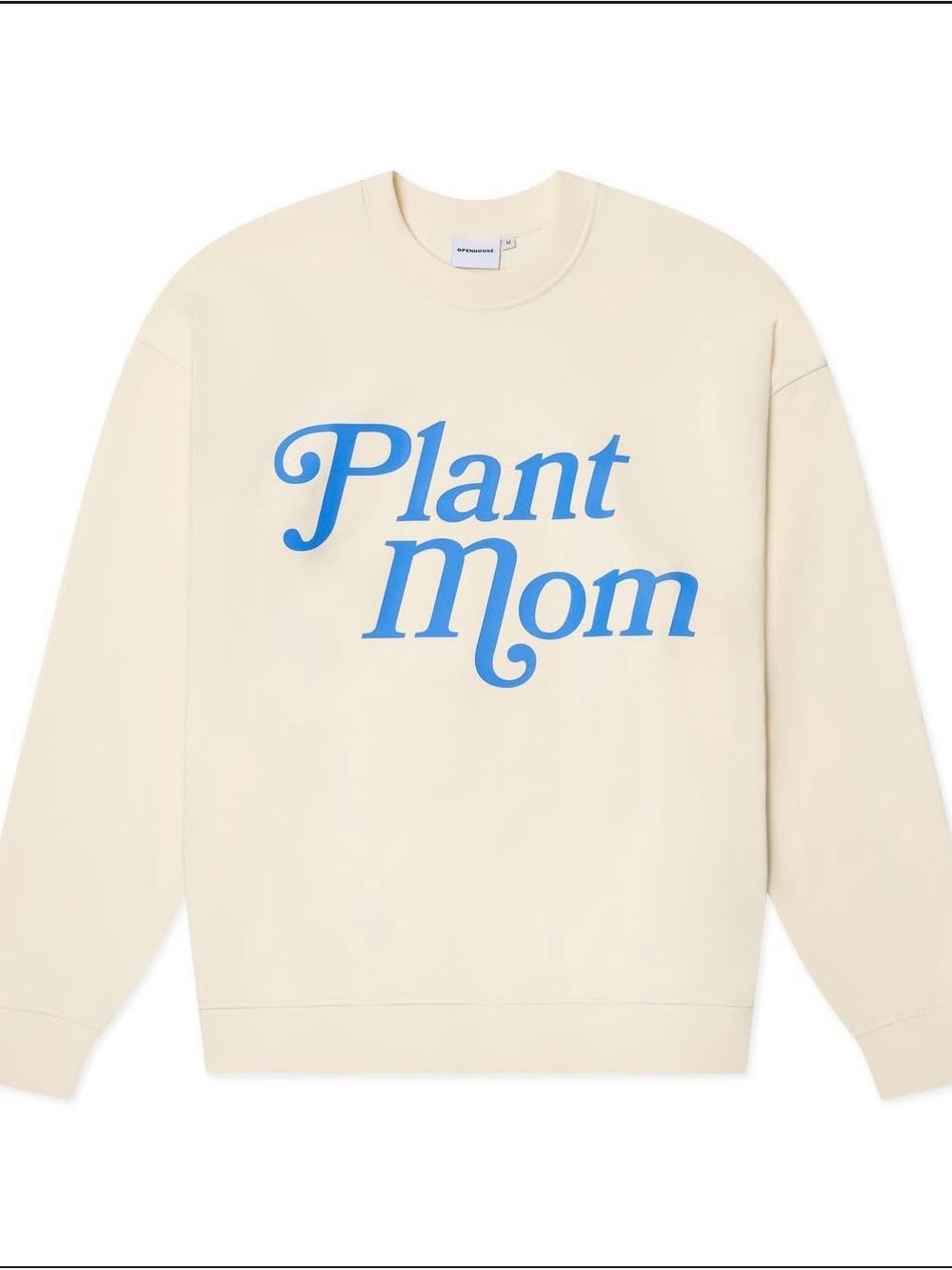 ‘Plant Mom’ Cream Crewneck Sweatshirt